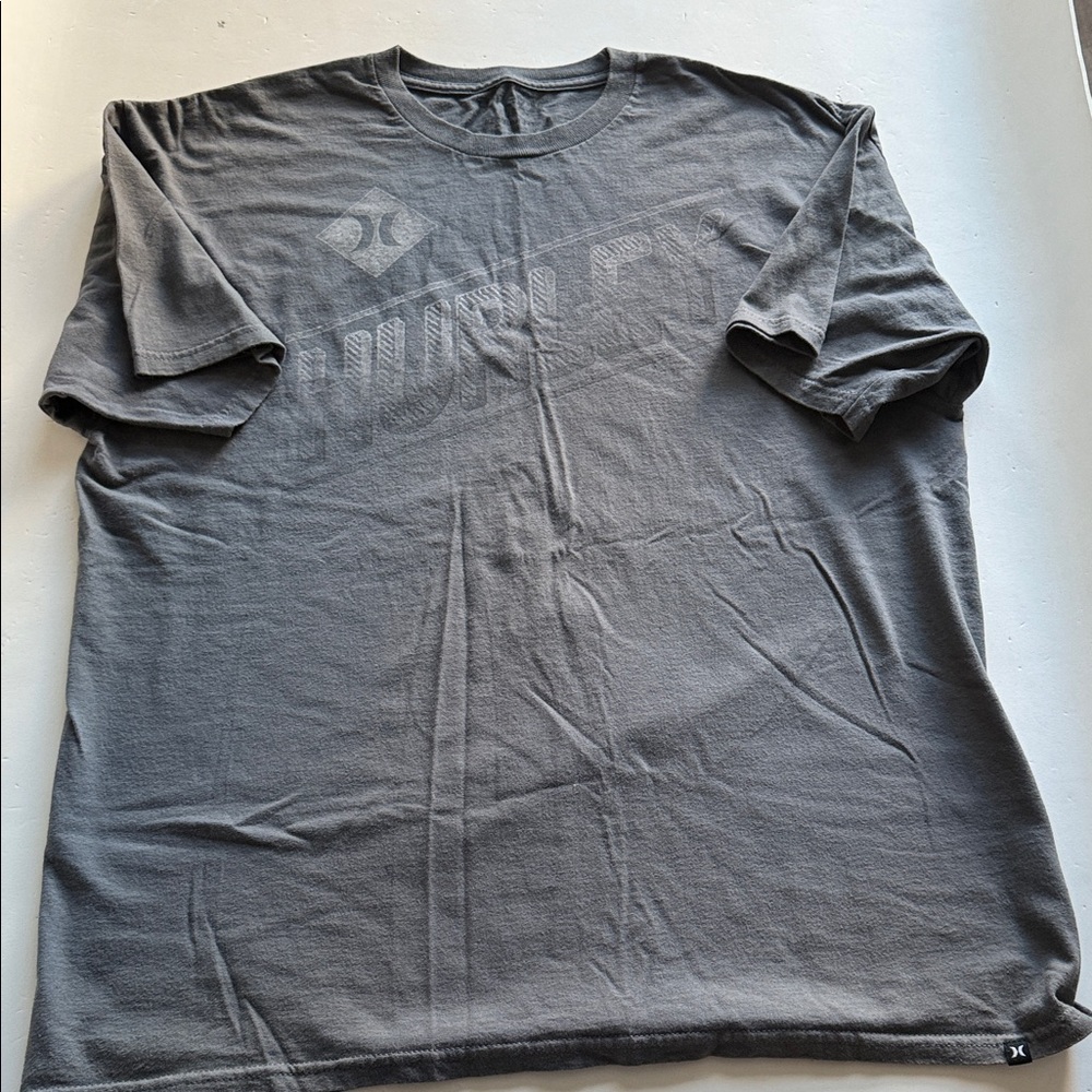 Hurley Charcoal Grapic Logo T-Shirt Men's XL